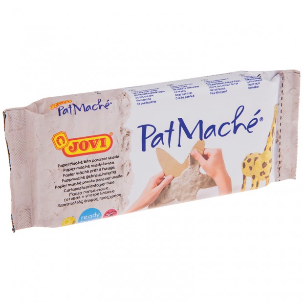 Паста папье-маше JOVI, 170г, серый, вакуумный пакет