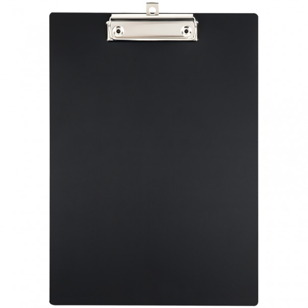 Планшет с зажимом СТАММ А4, 1000 мкм, пластик, черный Планшет с зажимом СТАММ А4, 1000 мкм, пластик, черный