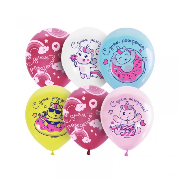 Воздушные шары,  25шт., M10/30см, ПатиБум 