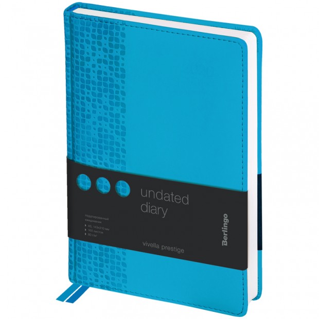 Ежедневник недатир. А5, 160л., кожзам, Berlingo Ежедневник недатир. А5, 160л., кожзам, Berlingo