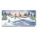 Занавес Заснеженная деревня Занавес Заснеженная деревня
