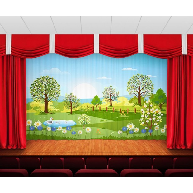 Занавес Летний пейзаж Занавес Летний пейзаж