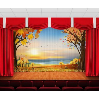Занавес Осенний пейзаж Занавес Осенний пейзаж