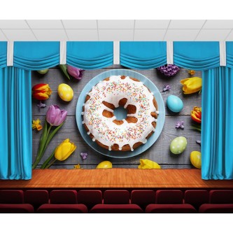 Занавес Пасхальный дизайн 16 Занавес Пасхальный дизайн 16