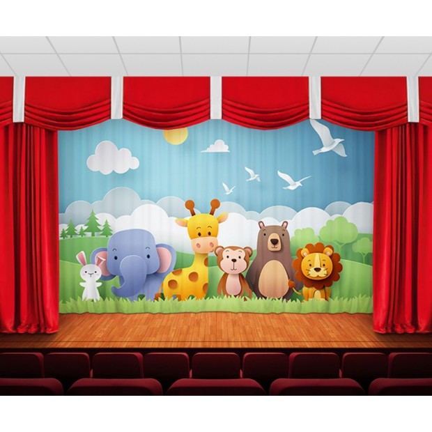 Занавес Звери на природе Занавес Звери на природе