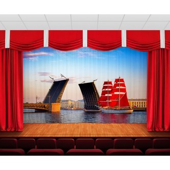 Занавес Алый парусник Занавес Алый парусник
