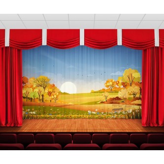 Занавес Осенний пейзаж 4 Занавес Осенний пейзаж 4