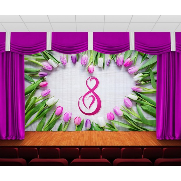 Занавес Женский день 29 Занавес Женский день 29