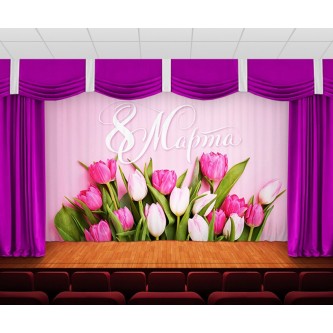 Занавес Женский день 31 Занавес Женский день 31