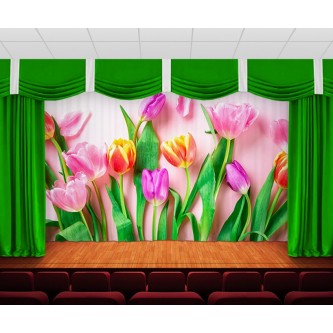 Занавес Женский день 32 Занавес Женский день 32