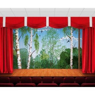 Занавес Весенний пейзаж 2 Занавес Весенний пейзаж 2