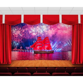 Занавес Алый парусник 4 Занавес Алый парусник 4