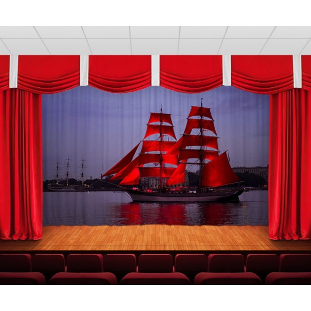 Занавес Алый парусник 5 Занавес Алый парусник 5