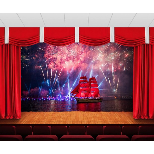 Занавес Алый парусник 6 Занавес Алый парусник 6