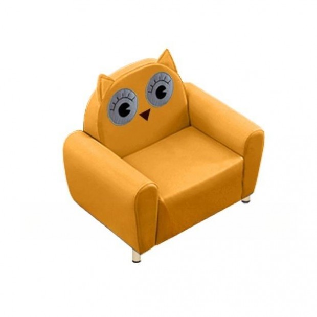 Кресло детское модель 14 оранжевое 
