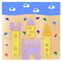 Набор настенных панелей Скалодром 2250х2200мм, 16 зацепов Набор настенных панелей Скалодром 2250х2200мм, 16 зацепов