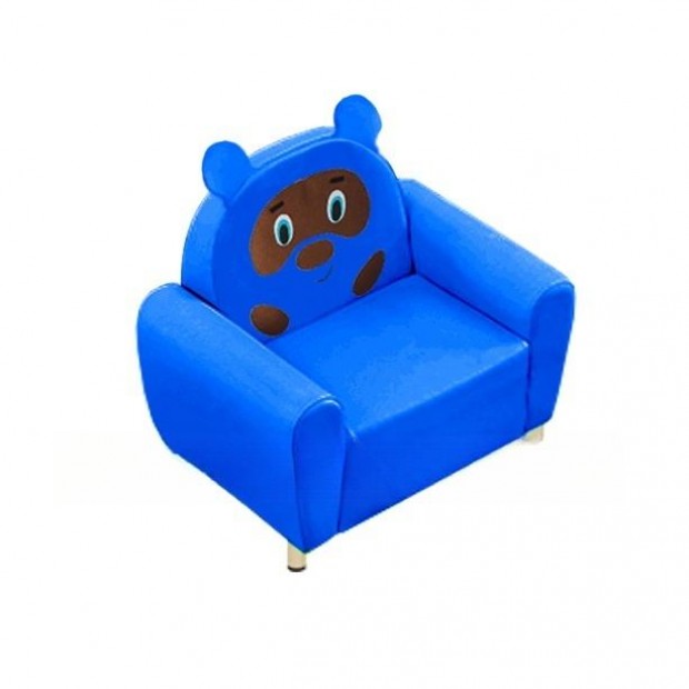 Кресло детское модель 16 синее серия 