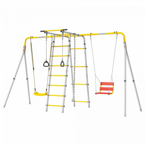 Детский спортивный комплекс для дачи  Лесная поляна-3-PRO (Комплект №10)