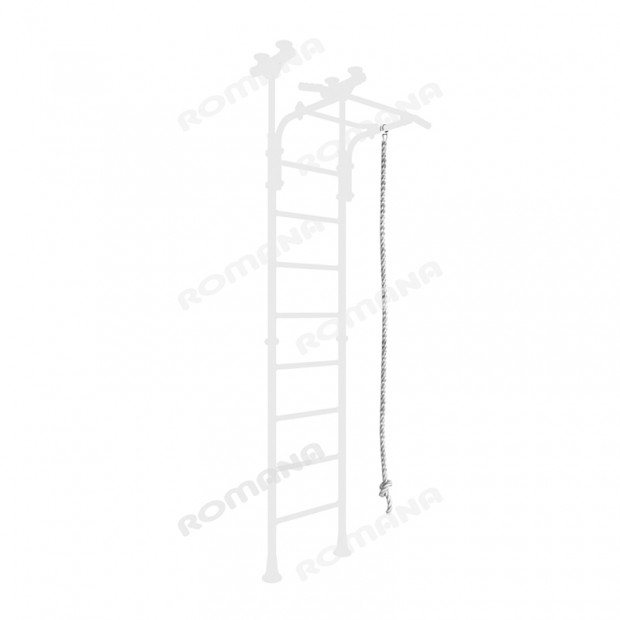 Канат белый с лестницей