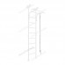 Канат белый с лестницей