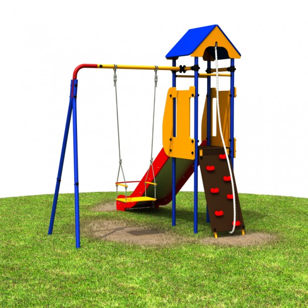 Детский спортивный комплекс для дачи Теремок Детский спортивный комплекс для дачи Теремок