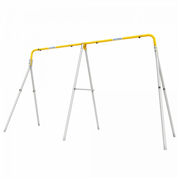 Каркас для качелей (желтый/серый)(двойные)(без качелей) Каркас для качелей (желтый/серый)(двойные)(без качелей)