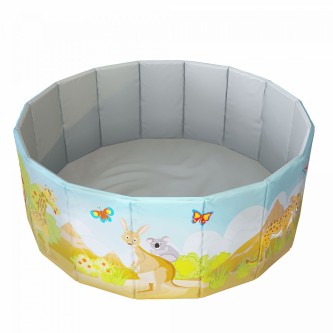 Игрушка Детский сухой бассейн TM  Мир приключений Сафари складной