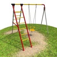 Детский спортивный комплекс для дачи Алфавит-2 Детский спортивный комплекс для дачи Алфавит-2