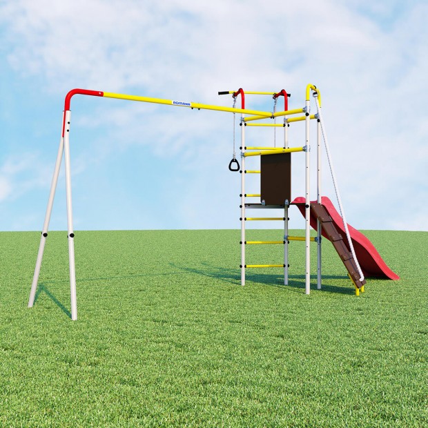 Детский спортивный комплекс для дачи Островок Плюс Детский спортивный комплекс для дачи Островок Плюс