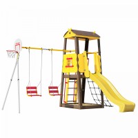 Детский спортивный комплекс для дачи Избушка Детский спортивный комплекс для дачи Избушка