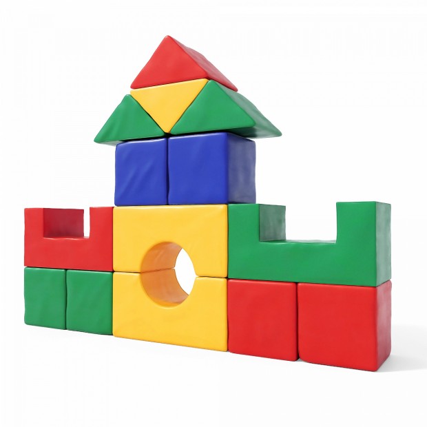 Мягкий конструктор «Строительный набор» Мягкий конструктор «Строительный набор»