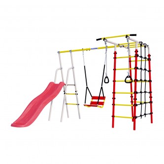 Детский спортивный комплекс для дачи Богатырь , качели со спинкой Детский спортивный комплекс для дачи Богатырь , качели со спинкой