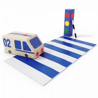 Мягкий игровой комплекс «Грамотный пешеход» Мягкий игровой комплекс «Грамотный пешеход»