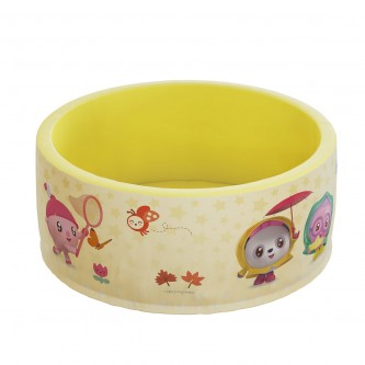 Сухой бассейн  Малышарики «Времена года» без шариков, желтый