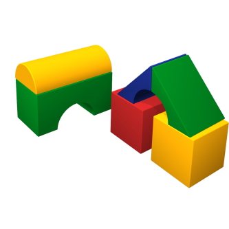 Мягкий конструктор «Теремок мини» Мягкий конструктор «Теремок мини»