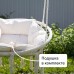 Качели плетеные с подушкой для дома и дачи