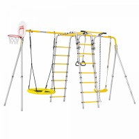 Детский спортивный комплекс для дачи Веселая лужайка PRO (Комплект №7) Детский спортивный комплекс для дачи Веселая лужайка PRO (Комплект №7)