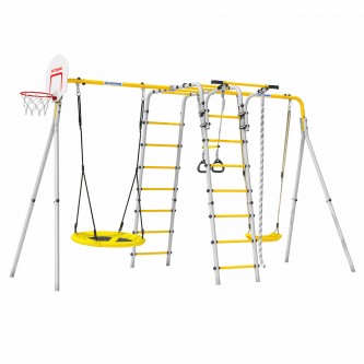 Детский спортивный комплекс для дачи Веселая лужайка PRO (Комплект №7) Детский спортивный комплекс для дачи Веселая лужайка PRO (Комплект №7)