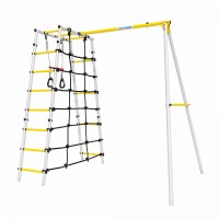 Комплект: лестница, набор для взбирания, кольца (без качелей)) Комплект: лестница, набор для взбирания, кольца (без качелей))