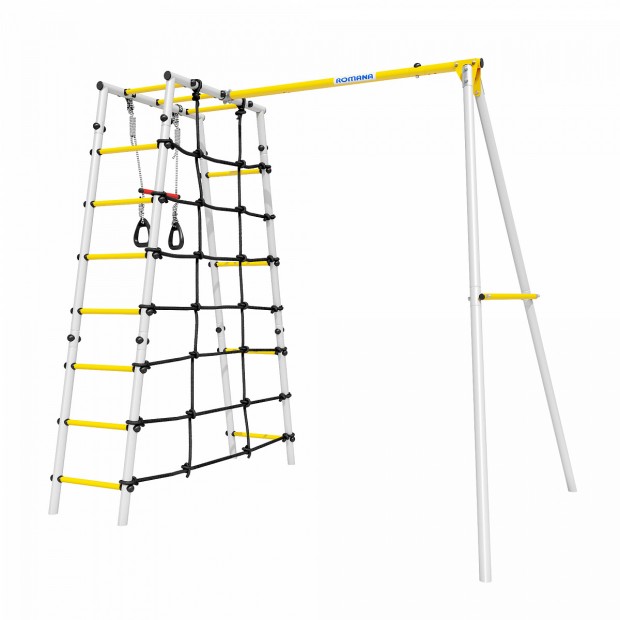 Комплект: лестница, набор для взбирания, кольца (без качелей))