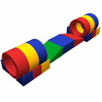 Мягкий спортивный модуль «Змейка» Мягкий спортивный модуль «Змейка»