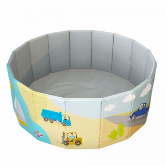 Игрушка Детский сухой бассейн TM  Мир приключений Транспорт складной