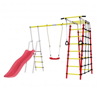 Детский спортивный комплекс для дачи Богатырь, качели простые Детский спортивный комплекс для дачи Богатырь, качели простые