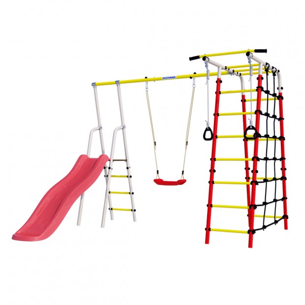 Детский спортивный комплекс для дачи Богатырь, качели простые