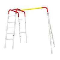 Детский спортивный комплекс для дачи D8 (белый,красный,желтый) (без качелей) Детский спортивный комплекс для дачи D8 (белый,красный,желтый) (без качелей)