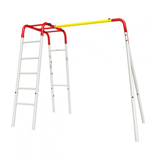 Детский спортивный комплекс для дачи D8 (белый,красный,желтый) (без качелей) Детский спортивный комплекс для дачи D8 (белый,красный,желтый) (без качелей)