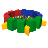 Сухой бассейн «Калейдоскоп» Сухой бассейн «Калейдоскоп»