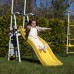 Дополнительный комплект с горкой к дачному комплексу *только для высоты балки качелей 2050 мм. (желтый/серый) (без качелей)