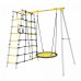 Комплект: лестница, набор для взбирания, кольца, качели