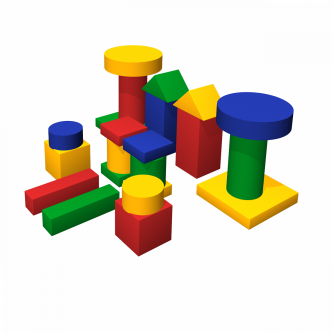 Мягкий конструктор «Дворик» Мягкий конструктор «Дворик»